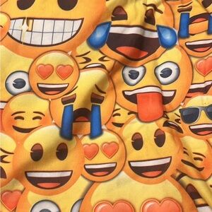 Emoji Print Fabric